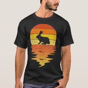 Bunny 70s vintage retro sunset Rabbit T-Shirt