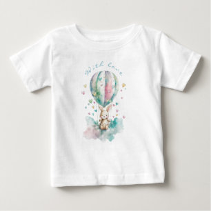 Bunny AERONAUT Cute, Personalized Baby T-Shirt