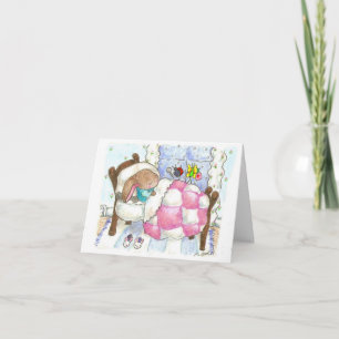 Bunny and Bugs Get Well Card