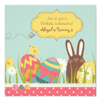 easter birthday invitations