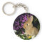 Bunny and flowers keychain