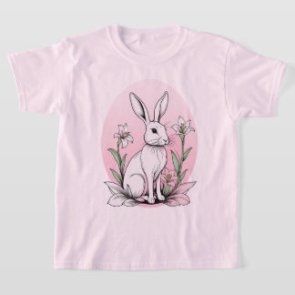 Bunny and Lilies T-Shirt