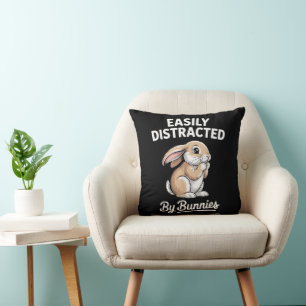 Bunny Art Cute Rabbit Hare Design Men Women Kids Cushion