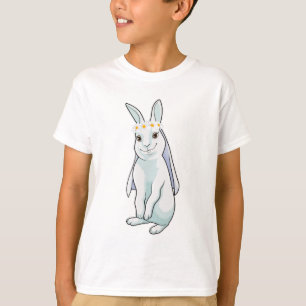 Bunny as Bride with Wreath of flowers T-Shirt