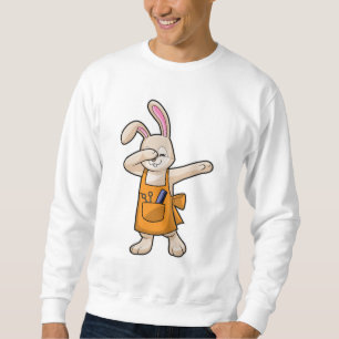 Bunny as Hairdresser with Comb & Scissors Sweatshirt