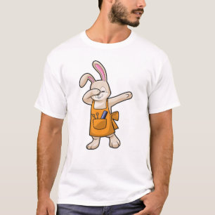 Bunny as Hairdresser with Comb & Scissors T-Shirt