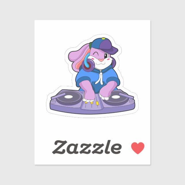 Bunny as Musician with Mixer (Sheet)