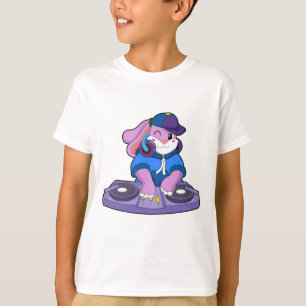 Bunny as Musician with Mixer T-Shirt