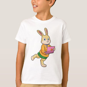 Bunny as Secretary with Laptop T-Shirt