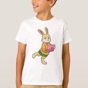 Bunny as Secretary with Laptop T-Shirt