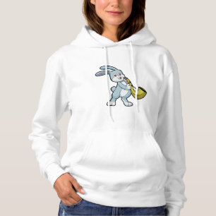 Bunny at Music with Saxophone Hoodie