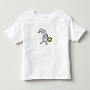 Bunny at Music with Saxophone Toddler T-Shirt