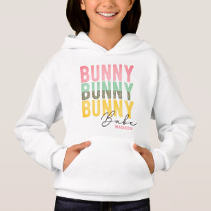 Bunny Babe Cute Modern Girly Easter Personalised