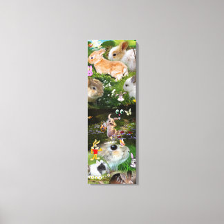 Bunny/Baby Rabbit Family Farm Animals Canvas Print