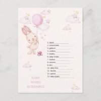 Bunny Baby Shower Girl Game