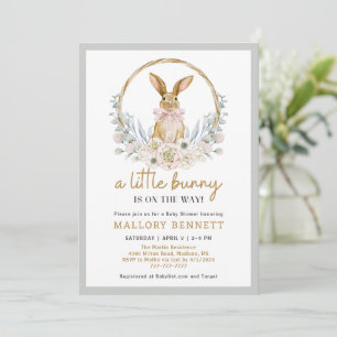 Bunny Baby Shower Invitation