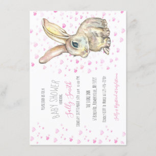 Bunny Baby Shower Invitation