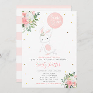 Bunny Baby Shower Invitation Some Bunny Special