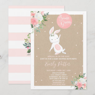 Bunny Baby Shower Invitation Some Bunny Special