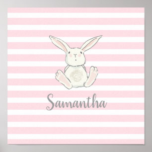 Bunny baby wall decor