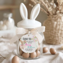 Bunny Ballerina Birthday Tags