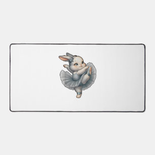 Bunny Ballet Ballerina Rabbit Ballet Bunny Dance T Desk Mat