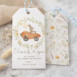 Bunny Balloon Carrot Car Wildflower Wreath Favors Gift Tags