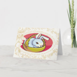 Bunny Basket Easter Card