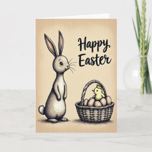 Bunny Basket Holiday Card
