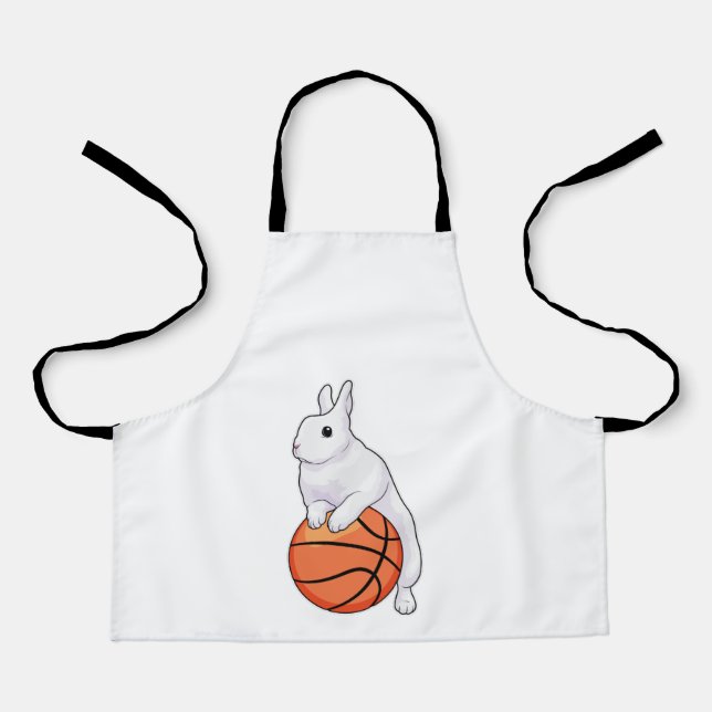 Bunny Basketball player Basketball Apron (Front)