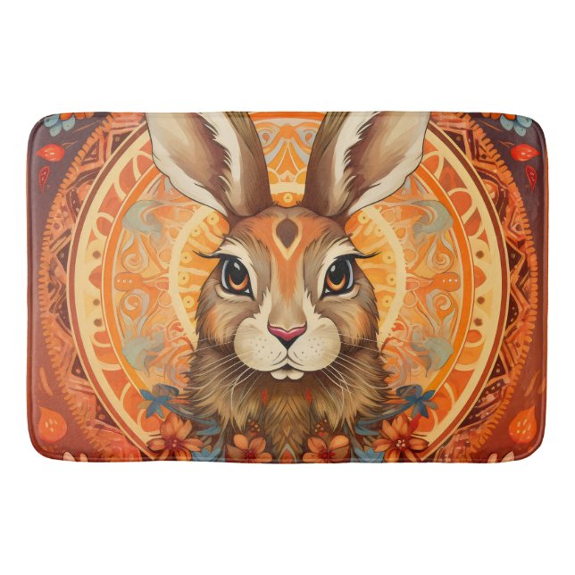 Bunny Bath Mat (Front)