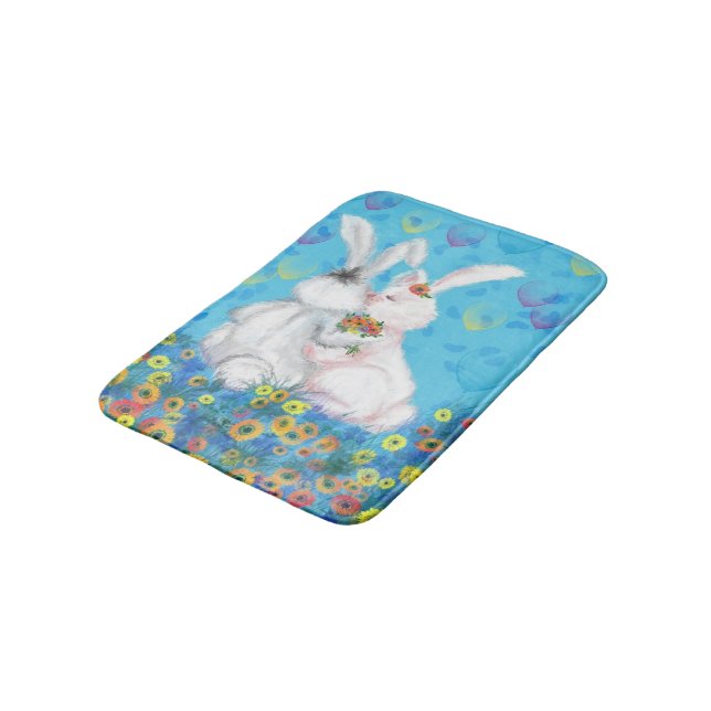 Bunny Bath Mat Gift (Angled)