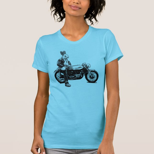 Bunny biker T-Shirt (Front)