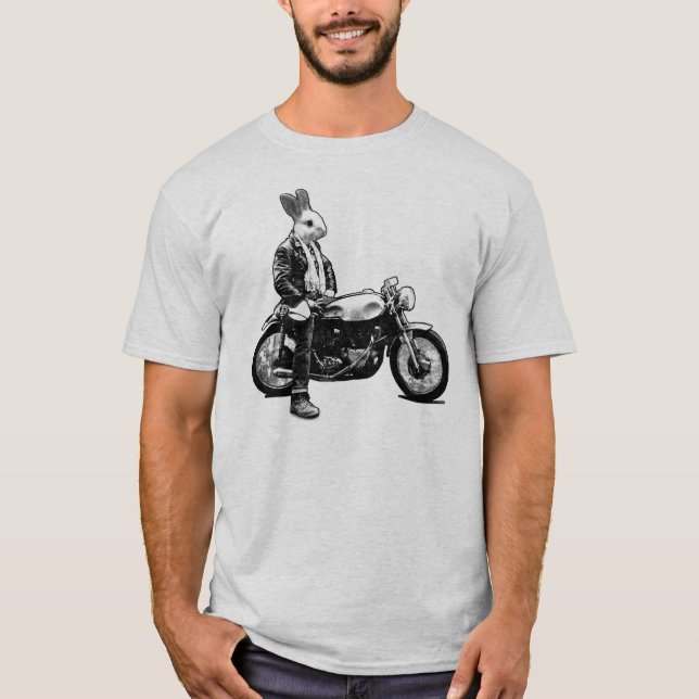 Bunny biker T-Shirt (Front)