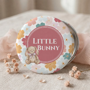 Bunny Birthday Button Cute Bunny Party