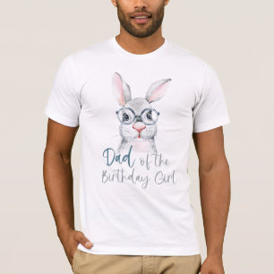 Bunny Birthday Party Dad of the birthday T-Shirt