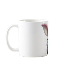 Bunny Bliss: Adorable Pink Rabbit Mug