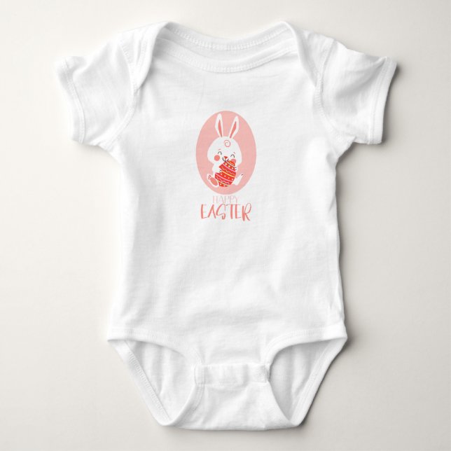 Bunny Bliss Baby Bodysuit (Front)