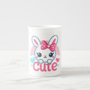“Bunny Bliss Coffee Cup” Bone China Mug