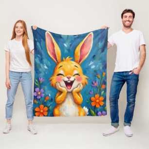Bunny Bliss Fleece Blanket