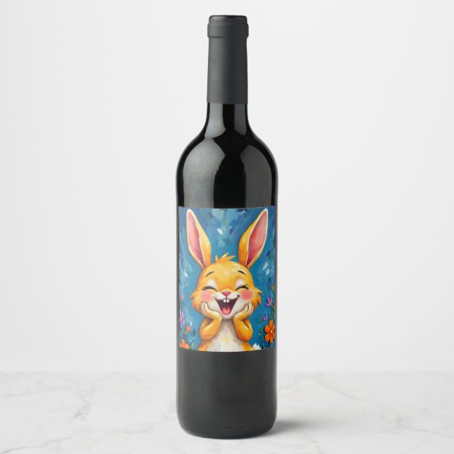 Bunny Bliss Wine Label (Front)