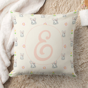 Bunny Bloom Delight Cushion
