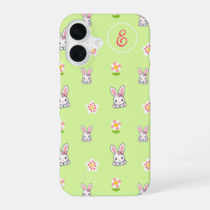Bunny Bloom Delight iPhone 16 Case