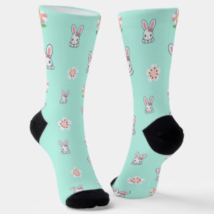 Bunny Bloom Delight Socks