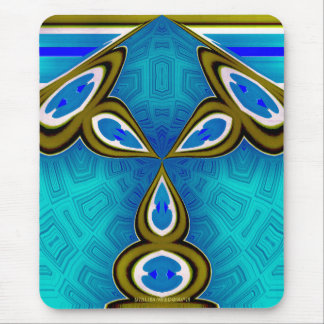Bunny Blue Lamp Mousepad