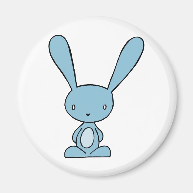 Bunny Blue Magnet (Front)