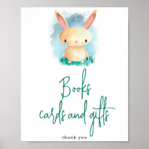 Bunny - Books cards and gifts Poster
