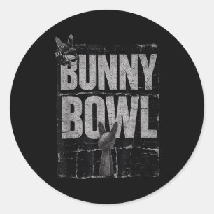 Bunny Bowl Funny Halftime Show 2026 Classic Round Sticker