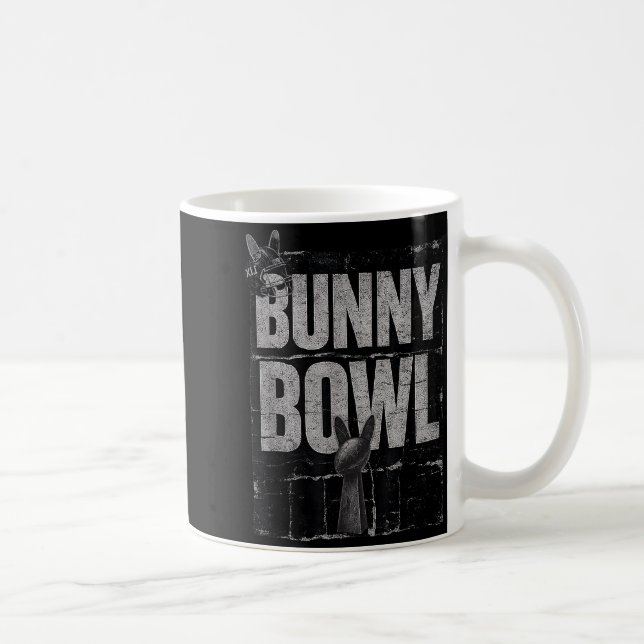Bunny Bowl Funny Halftime Show 2026  Coffee Mug (Right)