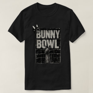 Bunny Bowl Vintage Sports Design T-Shirt